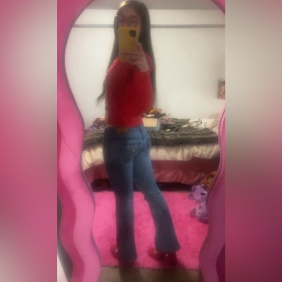 True Religion Super Low-rise Whale Tail Flare Jean - Picture 4 of 13